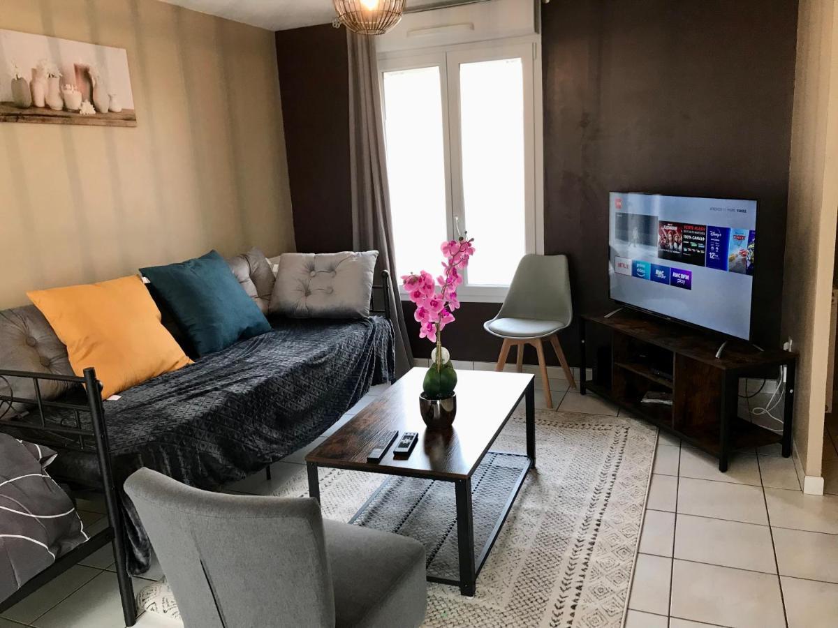 Agreable Maison Proche Gare Avec Parking Gratuit Ле-Ман Экстерьер фото